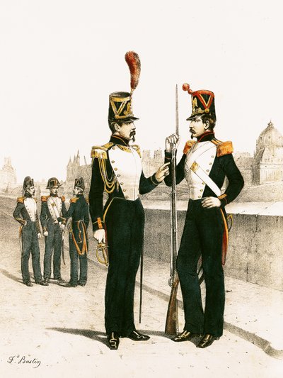 The Parisian Municipale Guard, formed 29th July 1830 by French School